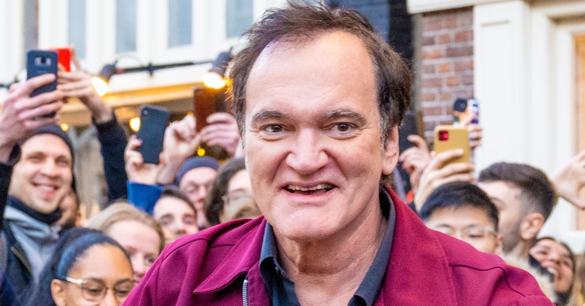 Quentin Tarantino tras la firma de un libro