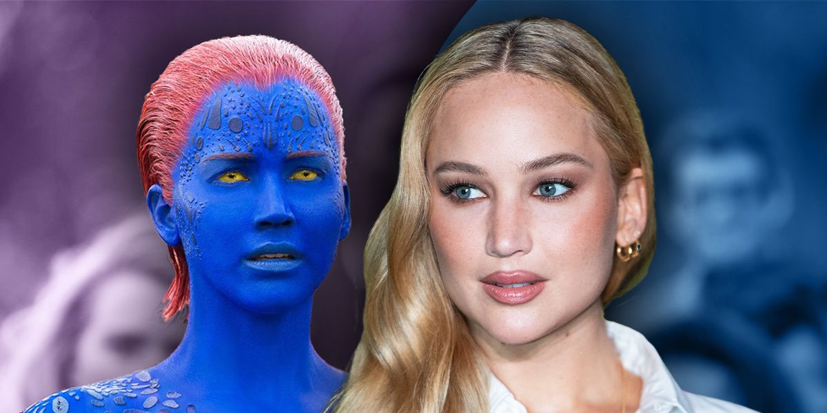 Jennifer Lawrence Used To 'Find Blue Paint Everywhere' After 8-Hour X ...