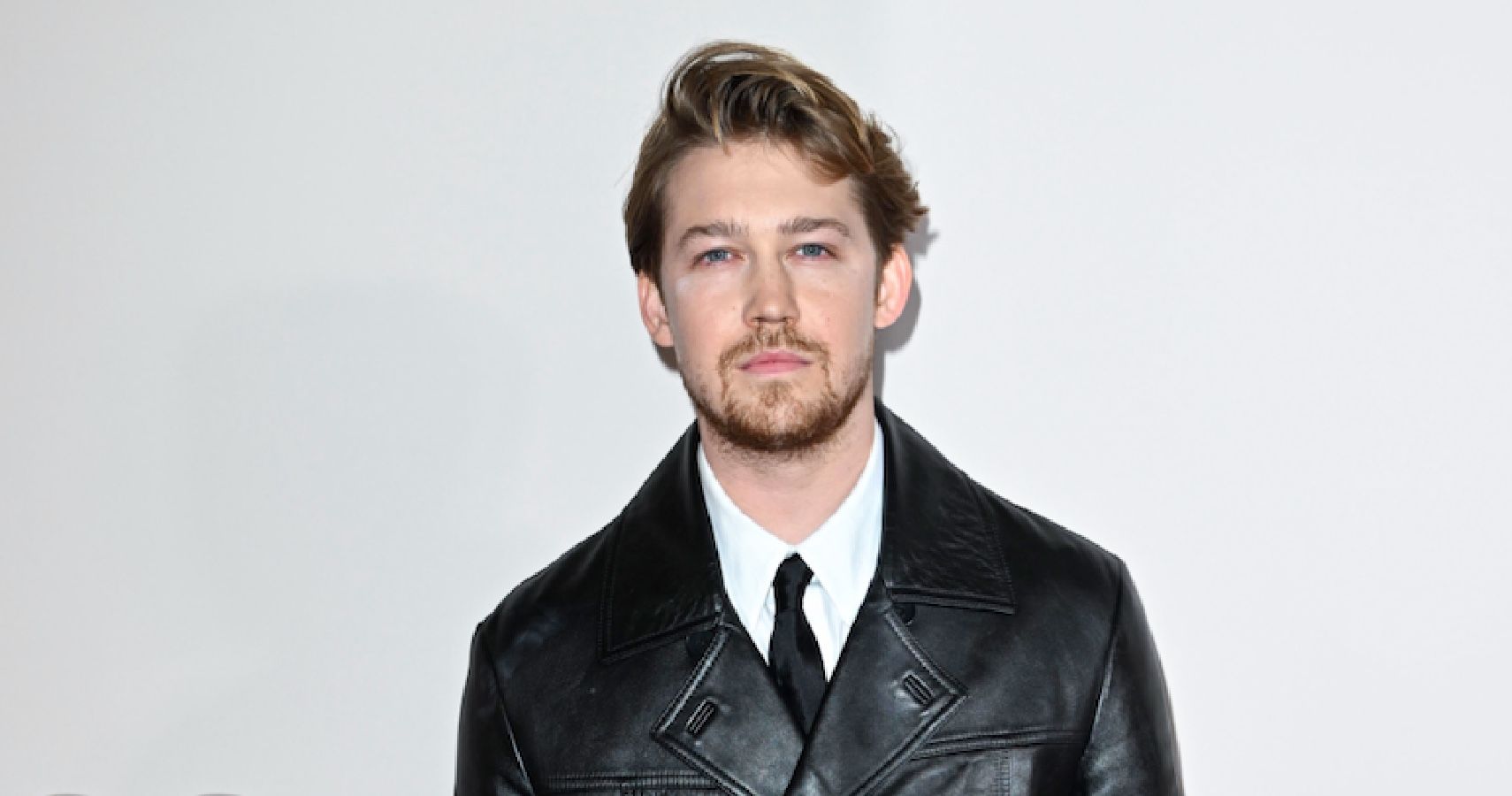 Joe Alwyn wearing leather 