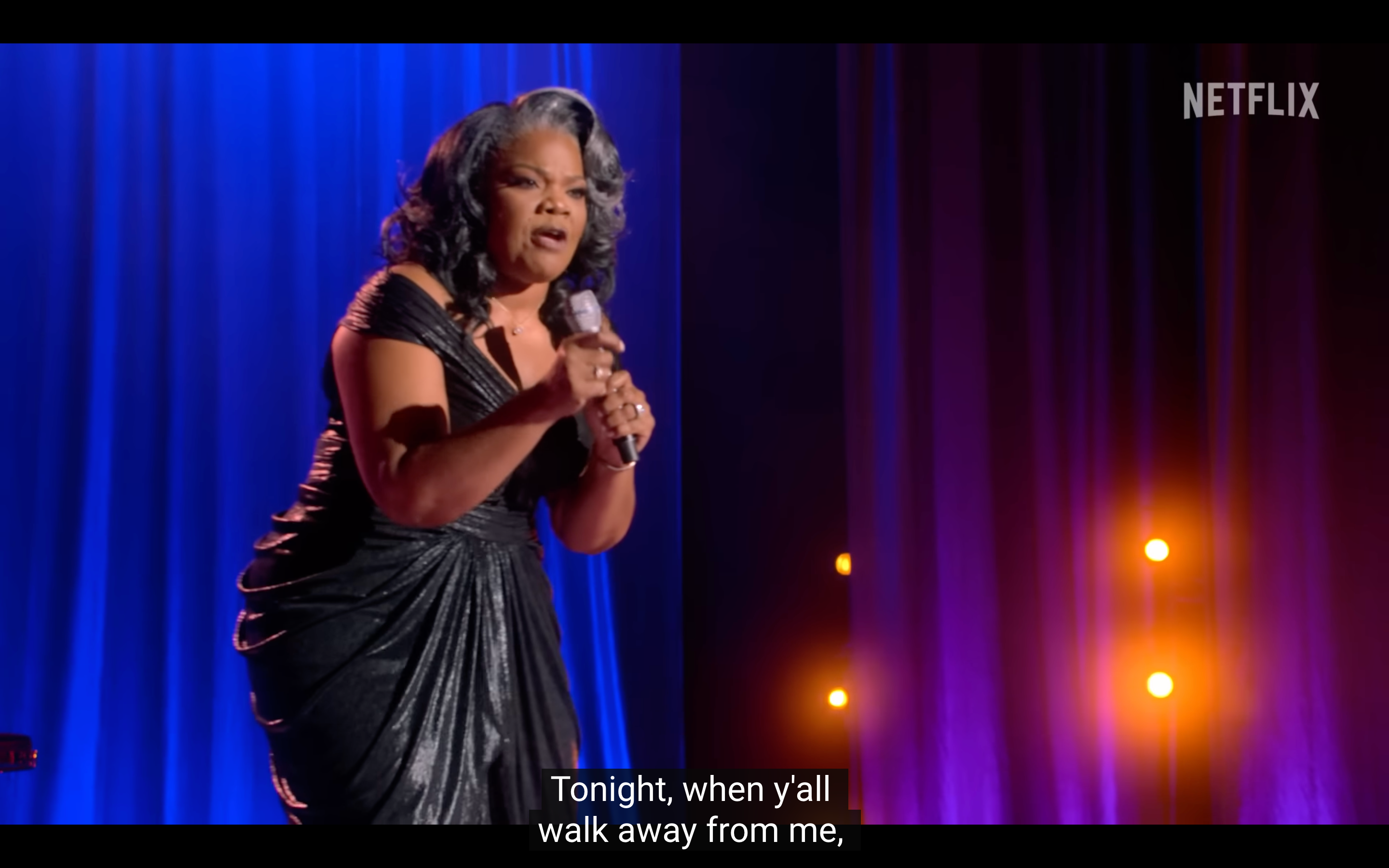 Mo'Nique Performing on Netflix Comedy Special