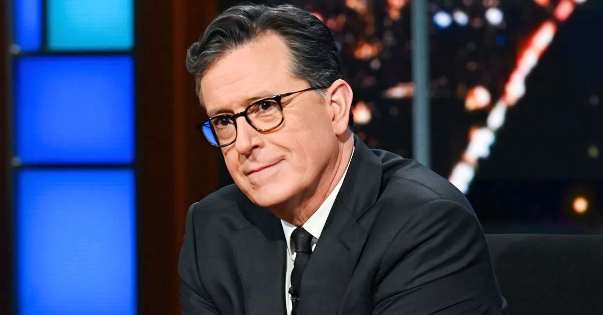 Stephen Colbert on the Late Show