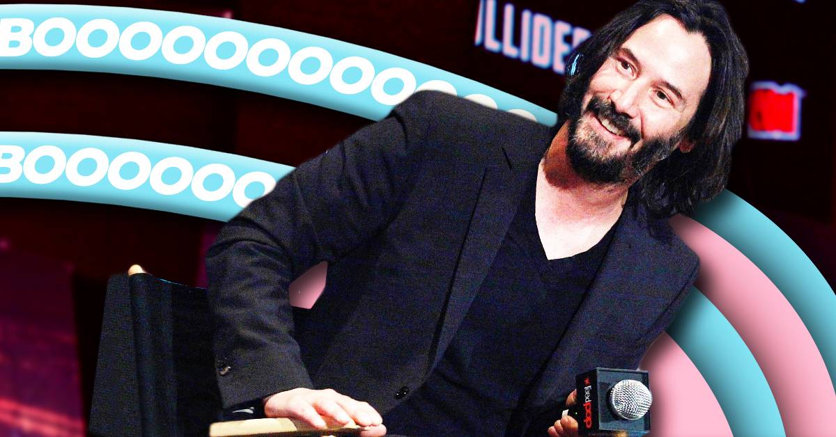 Keanu Reeves Time The Only Time Keanu Reeves Was Genuinely Booed By Fans