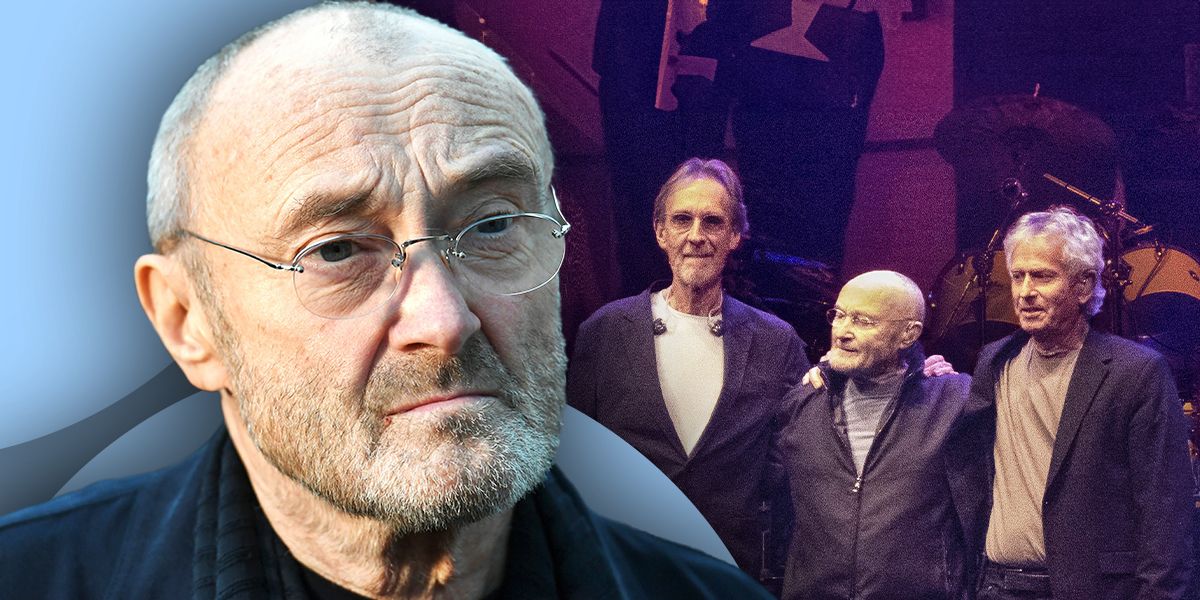 Phil Collins and Genesis then and now