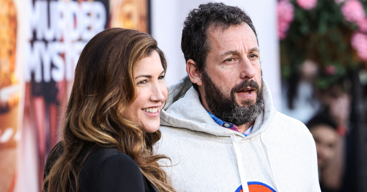 Adam Sandler with his wife at 'Murder Mystery 2' Los Angeles Premiere