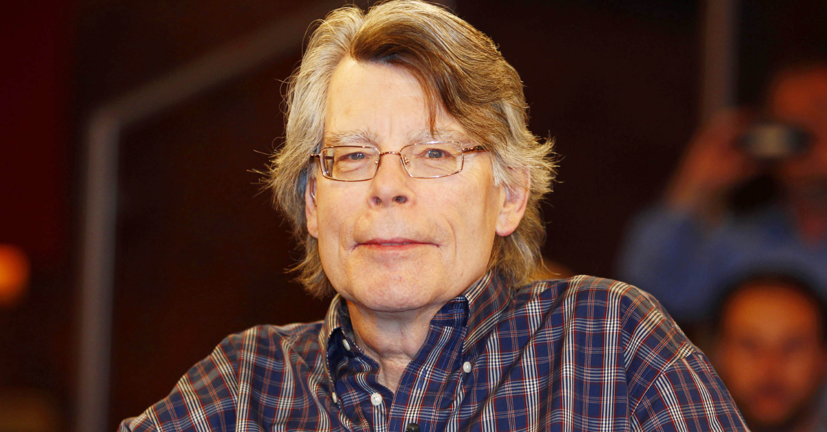 Stephen King visiting the Markus Lanz show in Hamburg, Germany