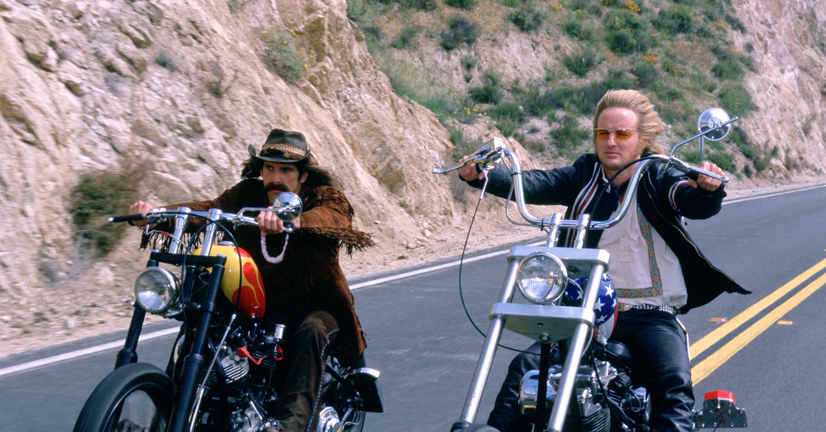 Starsky and Hutch undercover biker scene