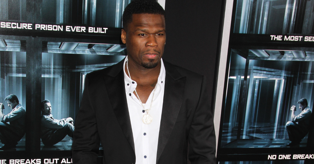 50 Cent at the New York City premiere of The Escape Plan