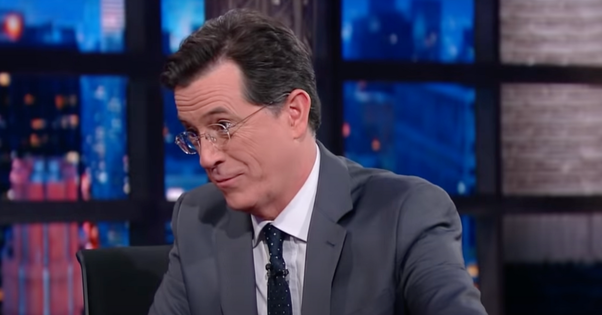 Stephen Colbert's Most Tense Exchange All Started After He Commented On A  Guest's Wardrobe