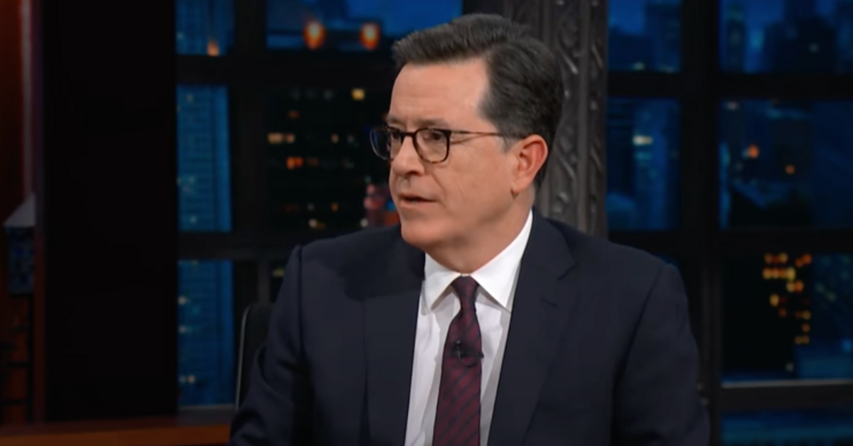 Stephen Colbert's Guest Was Clearly Out Of It From The Night Before And Started Smoking Mid-Interview
