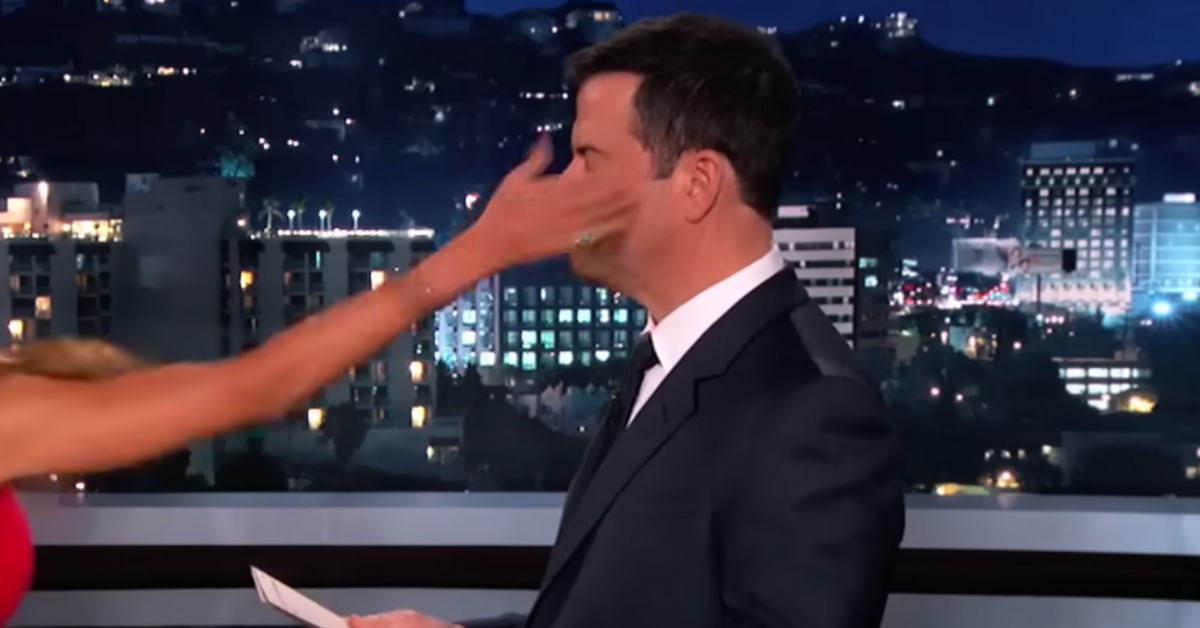Jimmy Kimmel slapped
