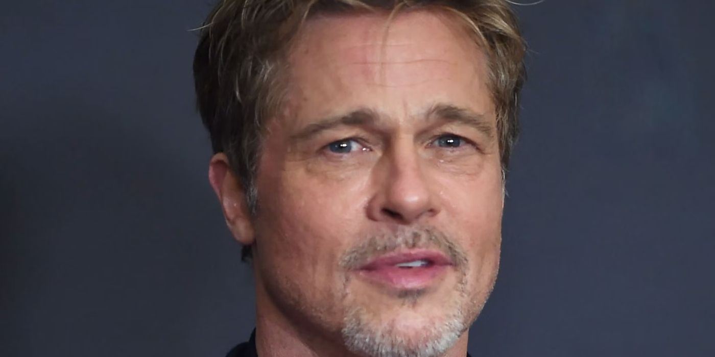Brad Pitt attends press conference