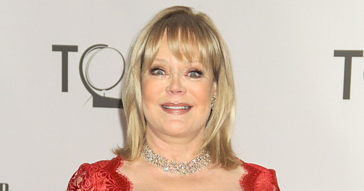 Candy Spelling on a red carpet