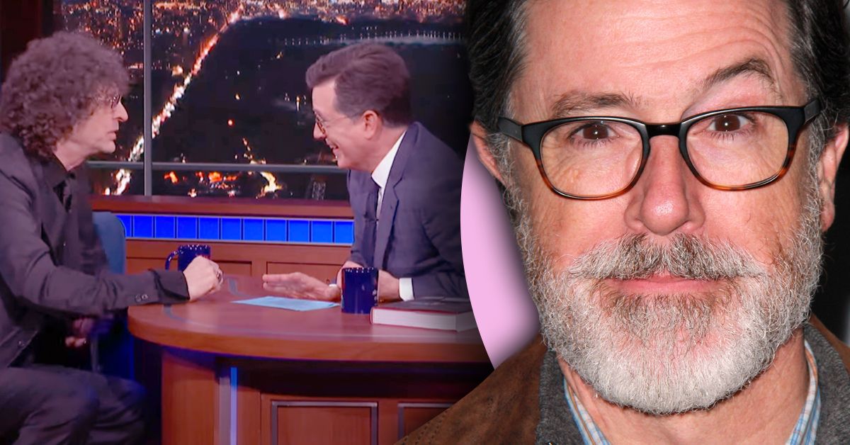 Fans Praised Stephen Colbert's Therapist Skills During Interview With Howard Stern Who Tried To