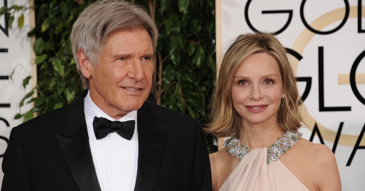Harrison Ford And Calista Flockhart At 2015 Golden Globes.