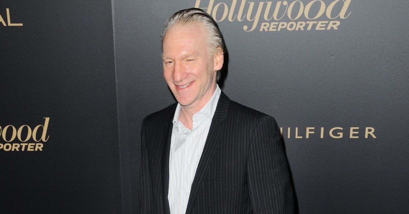 Bill Maher on the red carpet