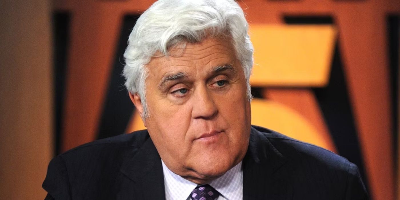 Jay Leno being interviewed