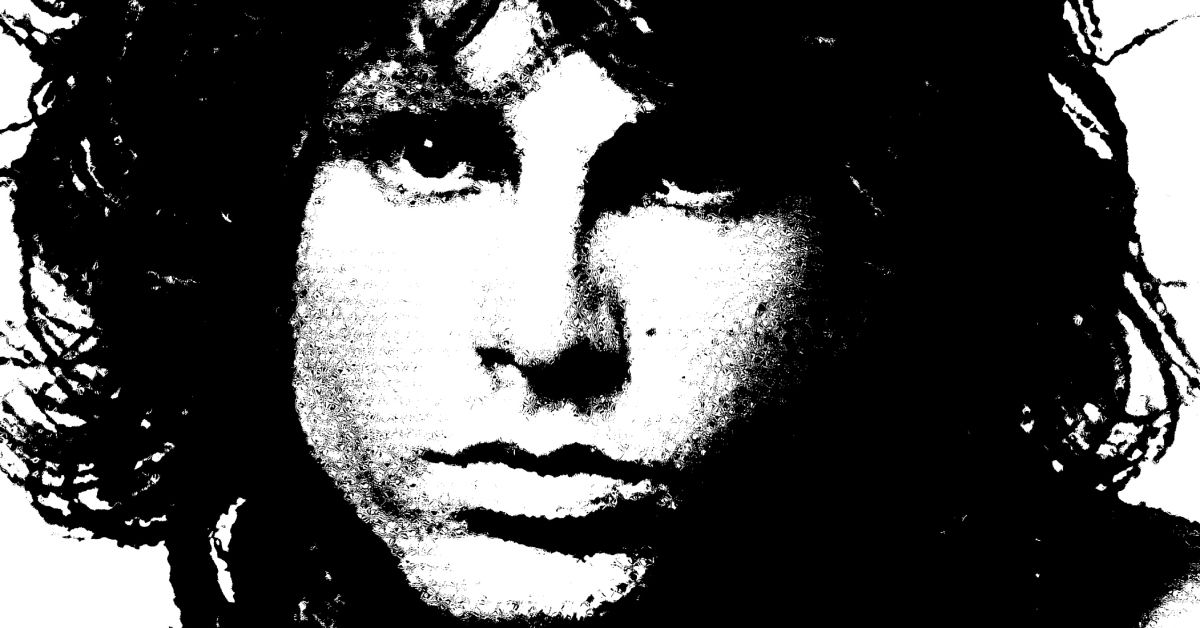 Jim Morrison portrait 