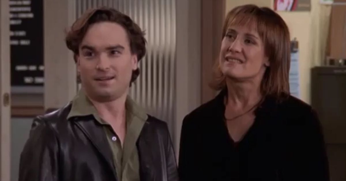 Johnny Galecki and Laurie Metcalf from Norm