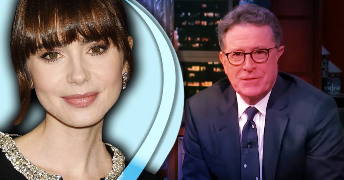 Li Jun Li Steven Colbert Interview Lily Collins Corrected Stephen Colbert's Lord Of The Rings Knowledge ...
