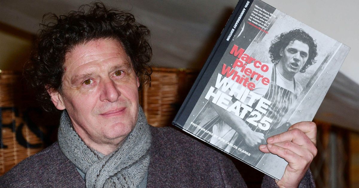 Marco Pierre White At A Book Signing.
