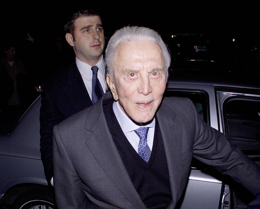 Kirk Douglas at a Hollywood event 