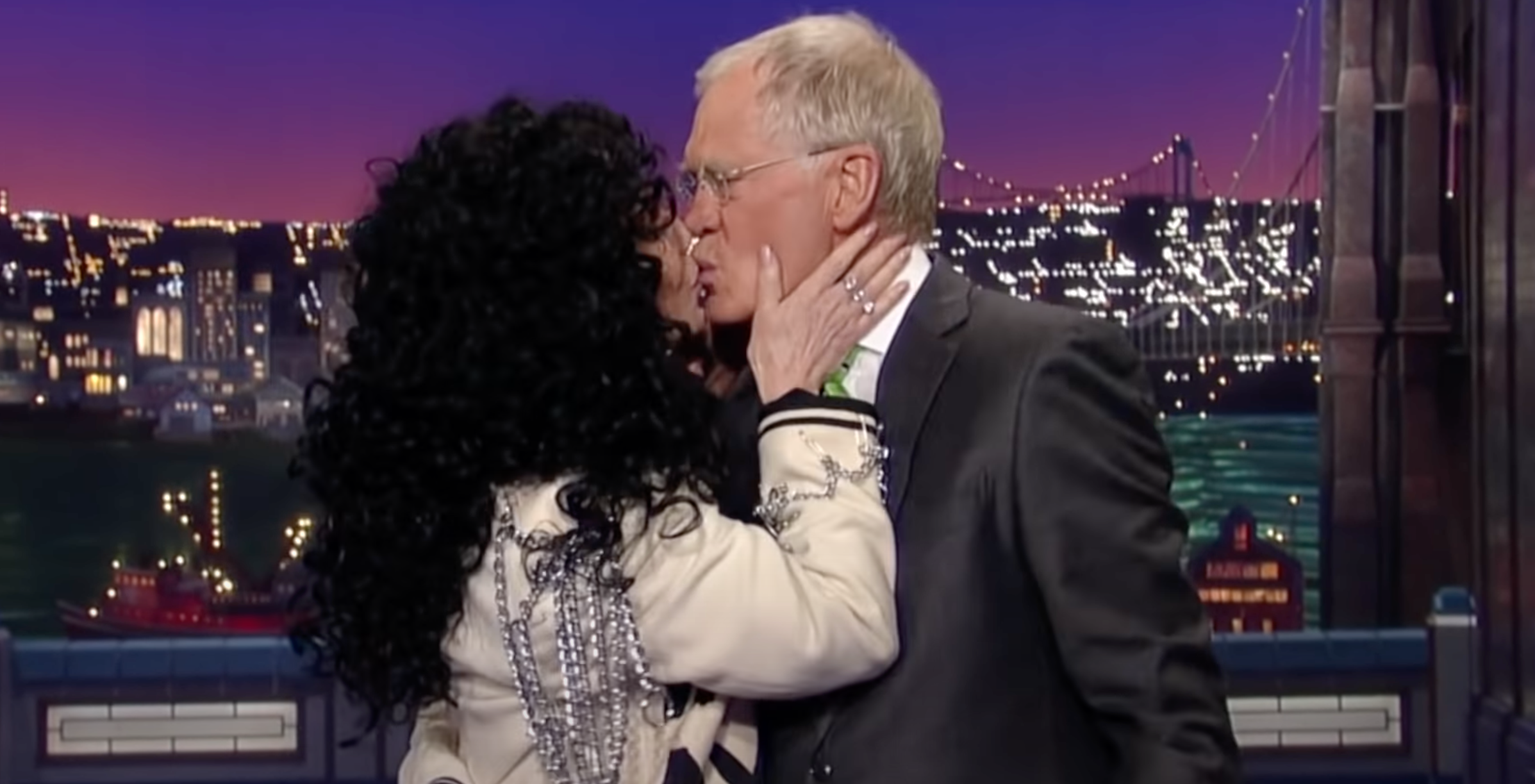 Cher Kissed David Letterman As An Apology In 2015