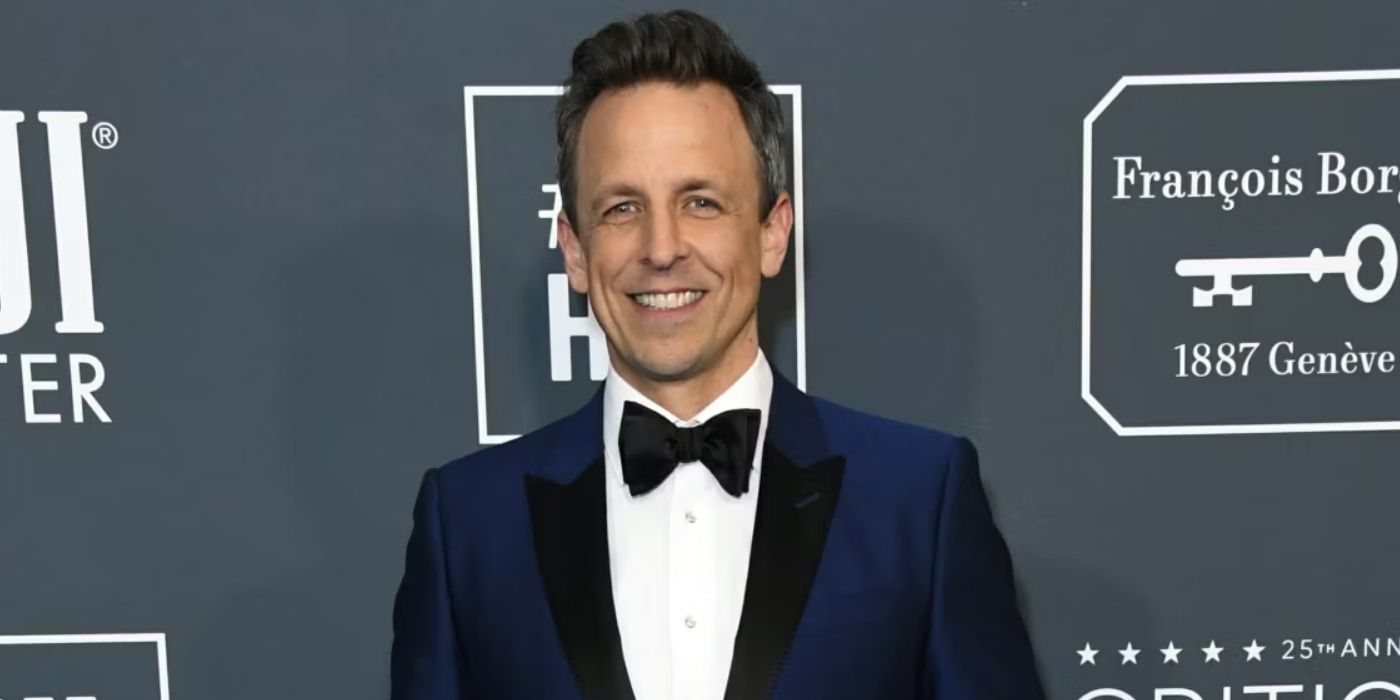 Seth Meyers on the red carpet 