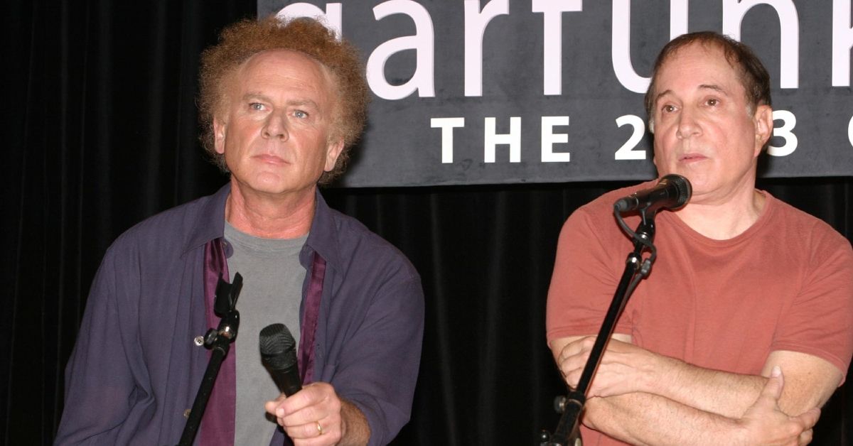 Simon and Garfunkel promoting 'Old Friend: The 2003 Concert Tour'