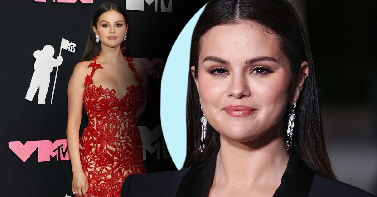 Selena Gomez hot red dress at MTV music awards 
