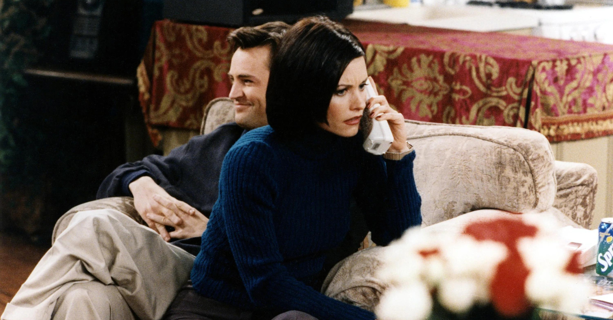 Matthew Perry and Courteney Cox