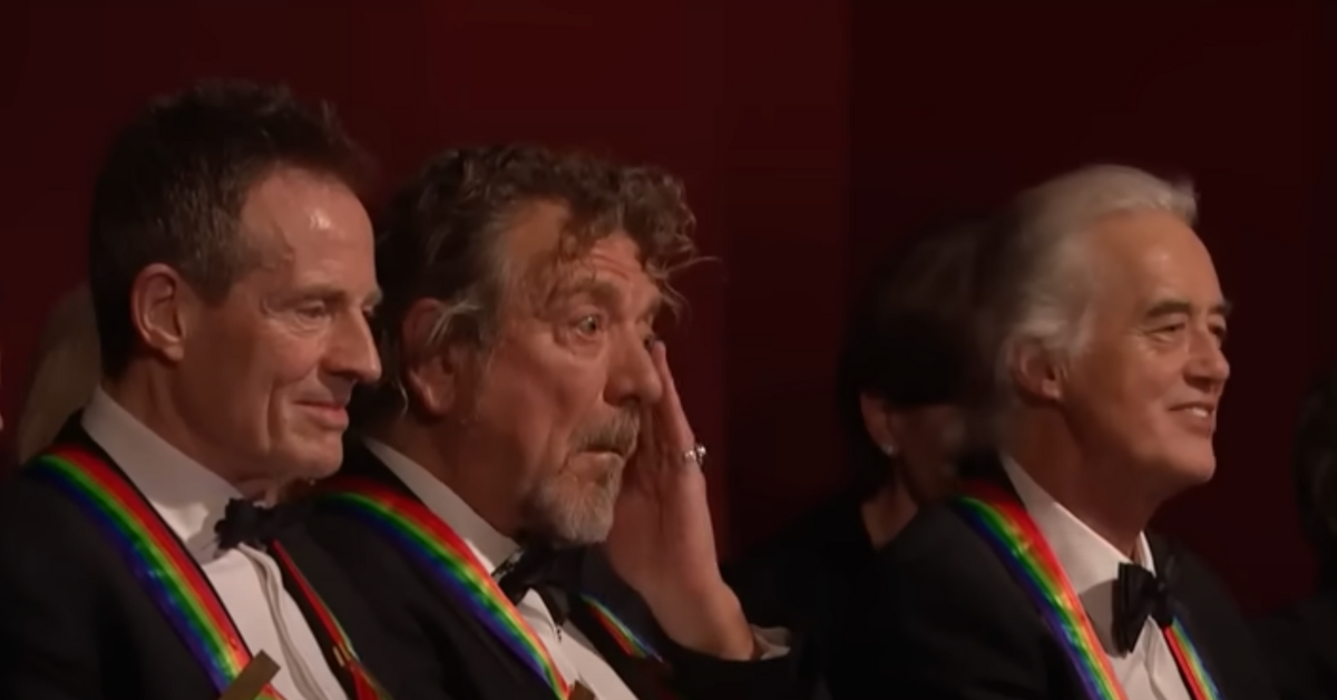Robert Plant crying