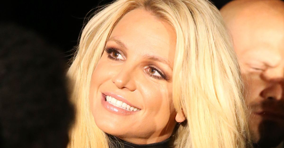 Britney-Spears smiling in an up-close view