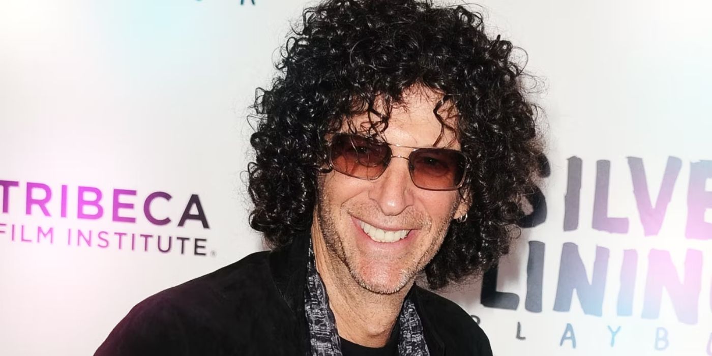 Howard Stern on the red carpet