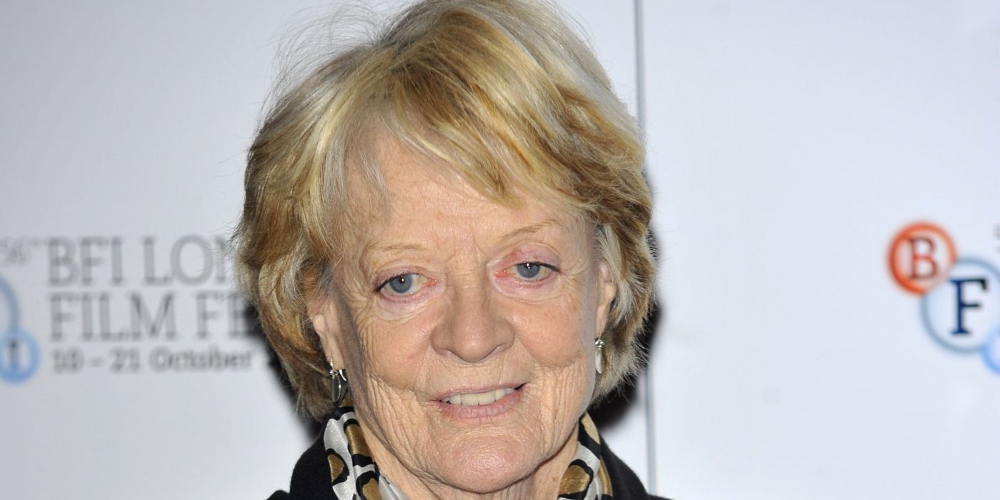 Maggie Smith on the red carpet