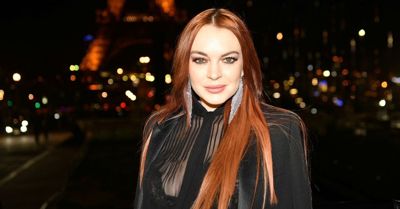 Lindsay Lohan in Paris