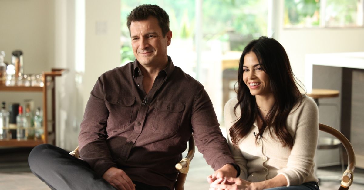 Nathan Fillion and Jenna Dewan from The Rookie