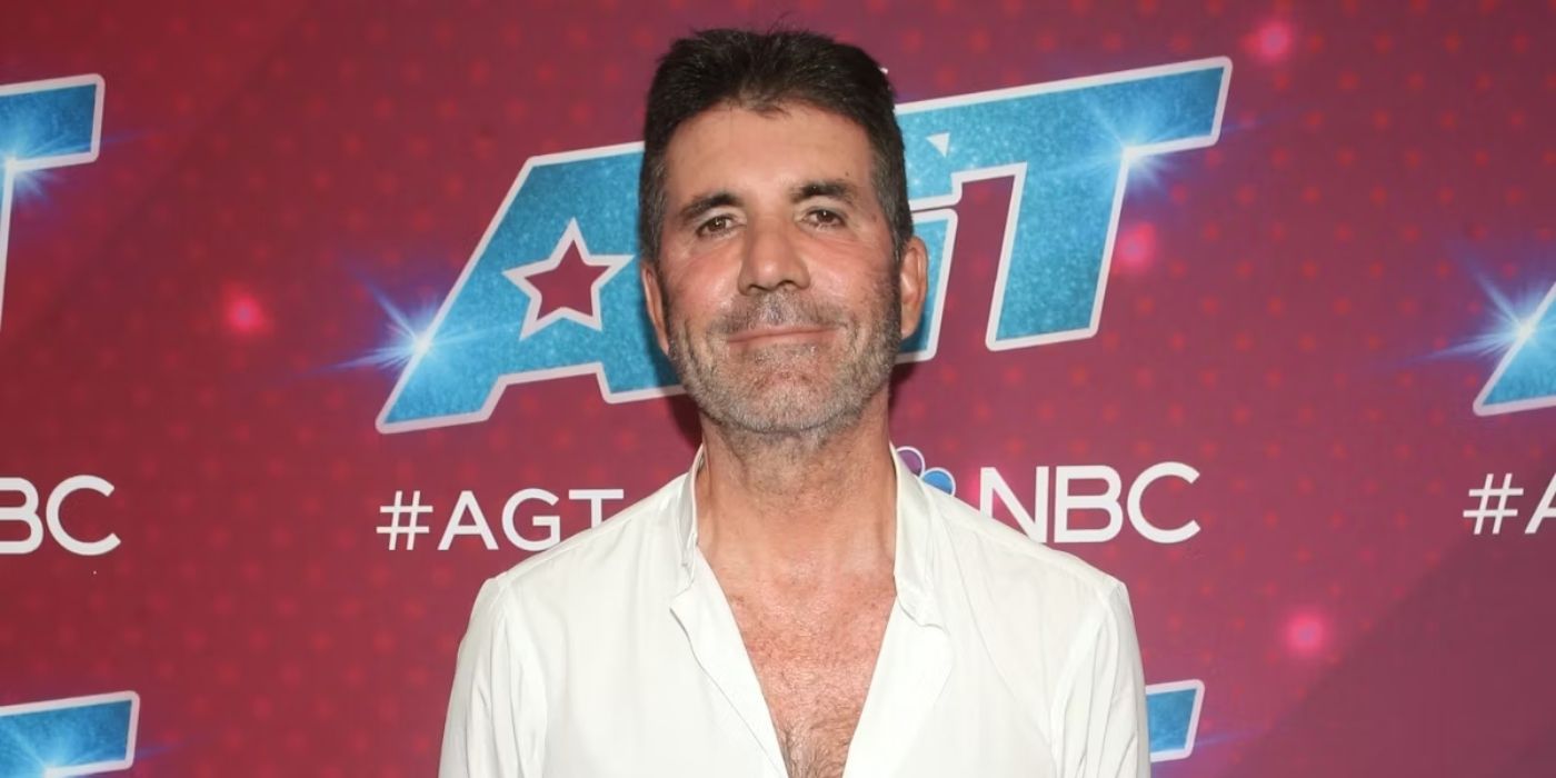 Simon Cowell on the red carpet 