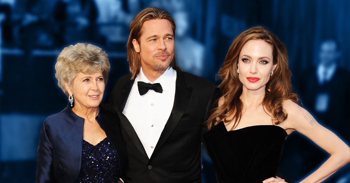 Brad Pitt's mom Jane with then-wife Angelina Jolie 