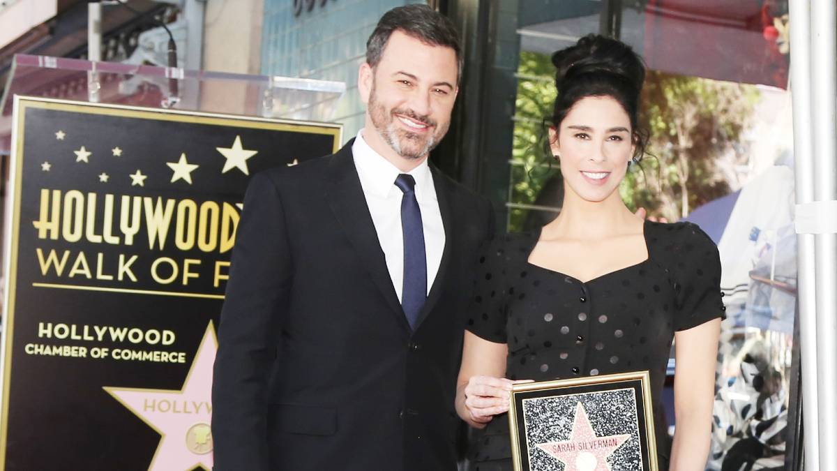 Fans Praised Jimmy Kimmel And Sarah Silverman For Their Recent Interview  Conduct Despite Their Breakup, image size:1200x675