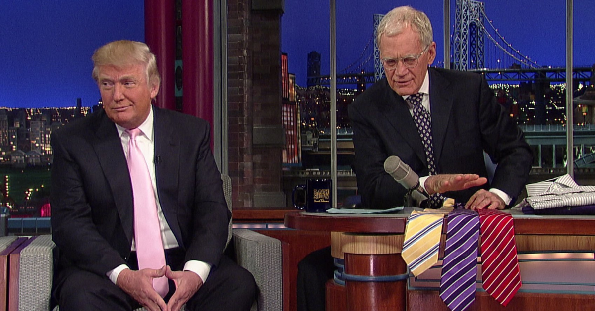 Donald Trump and David Letterman 