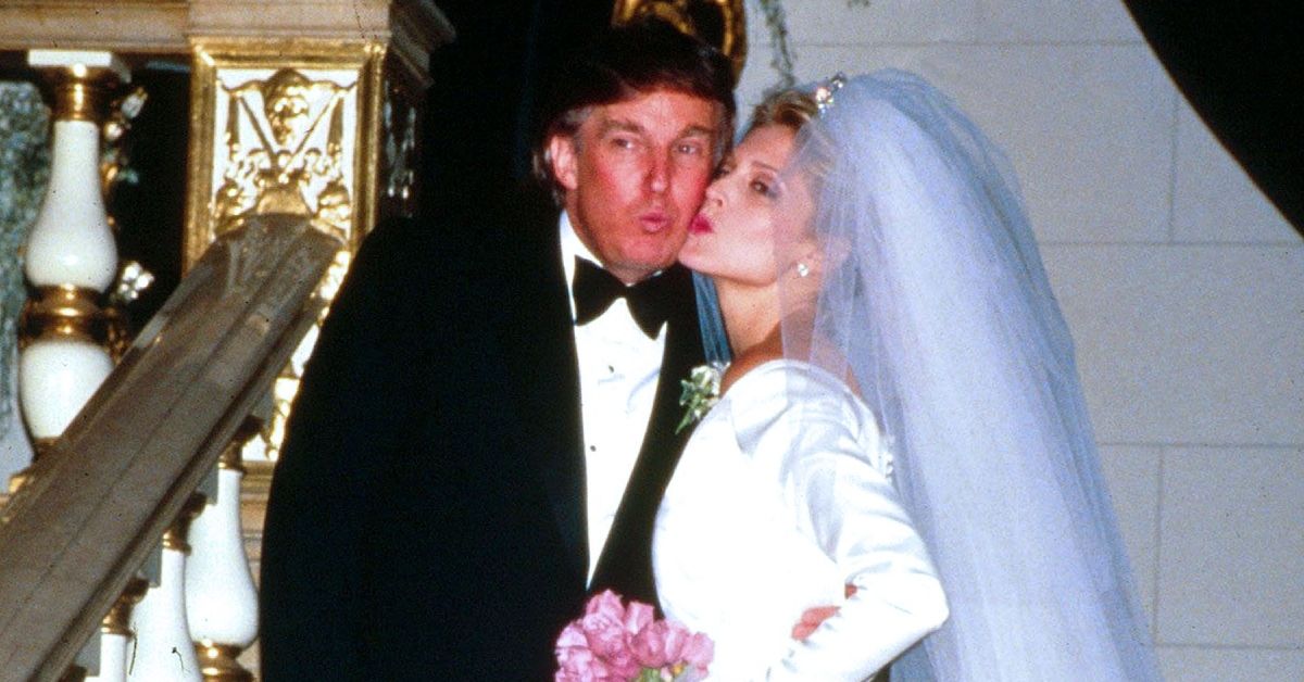 Donald Trump and Marla Maples' wedding