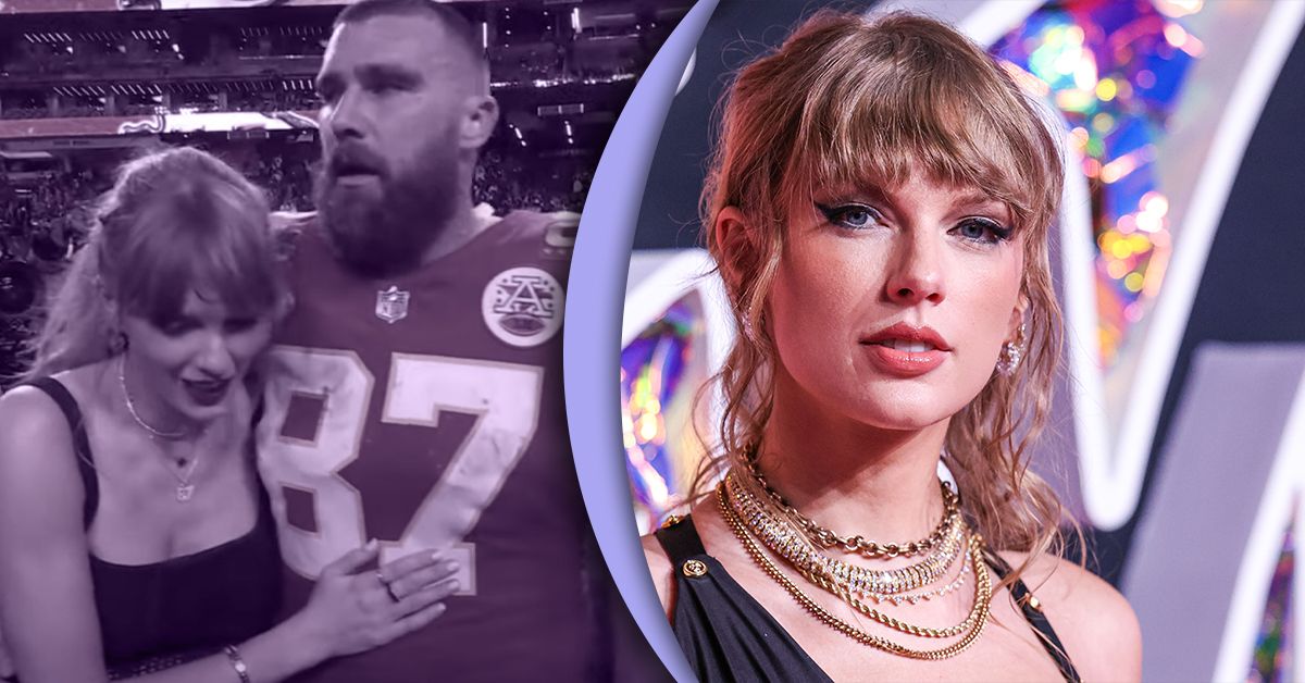 Taylor Swift and NFL star Travis kelce at Most-Watched Super Bowl Ever 