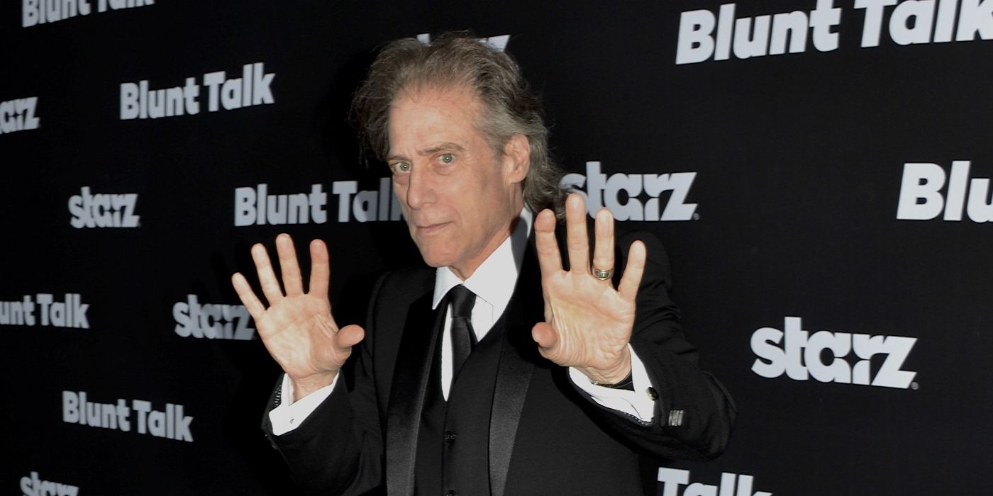 Richard Lewis on the red carpet