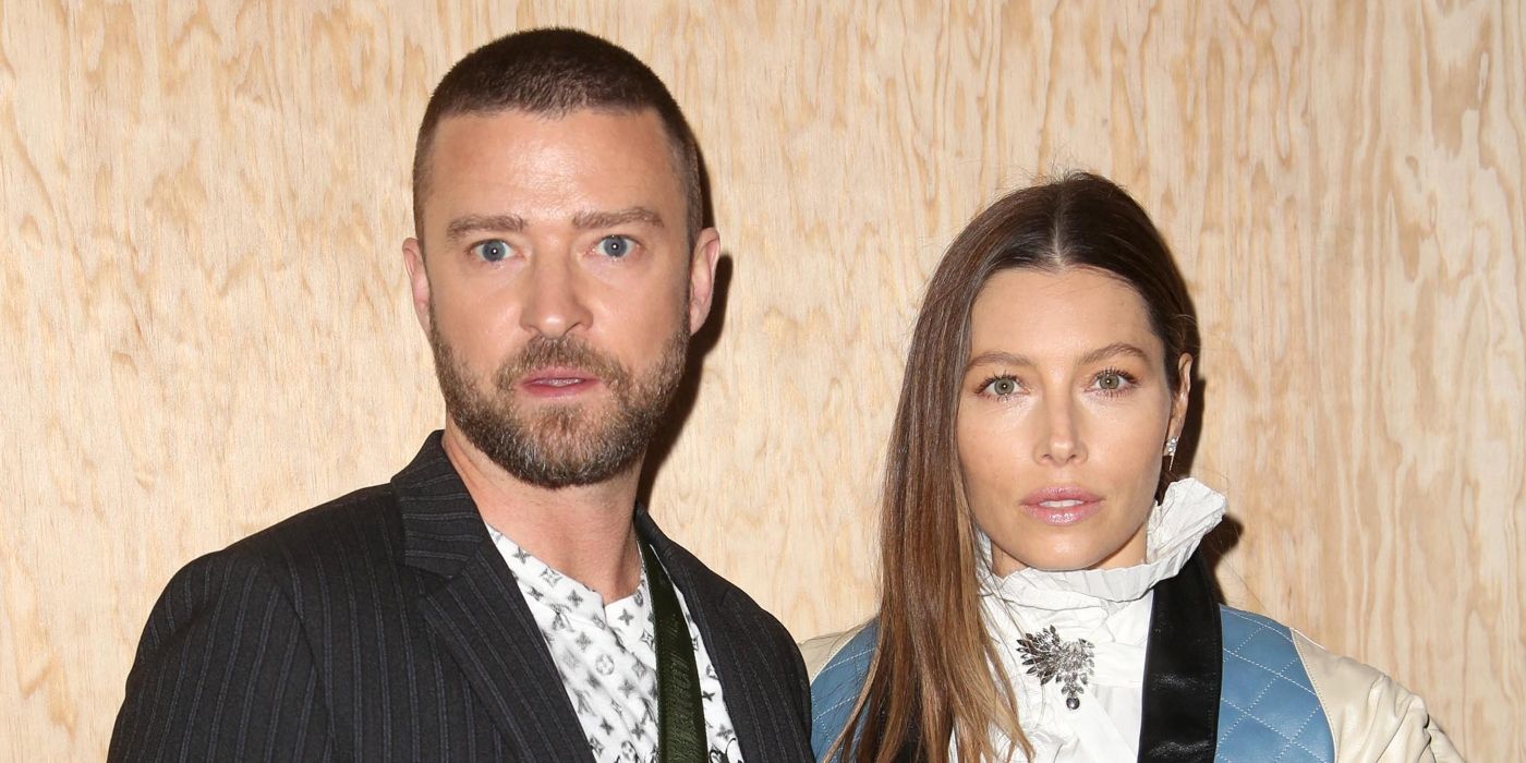 Justin Timberlake and Jessica Biel on the red carpet