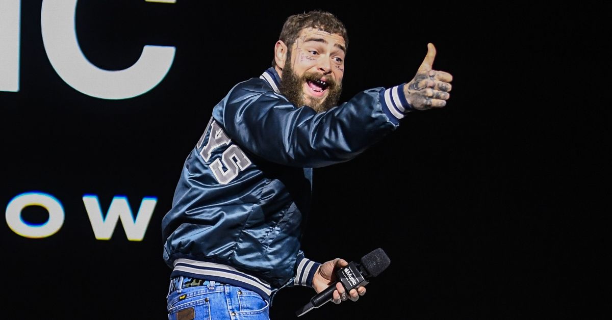 Post Malone at the Super Bowl