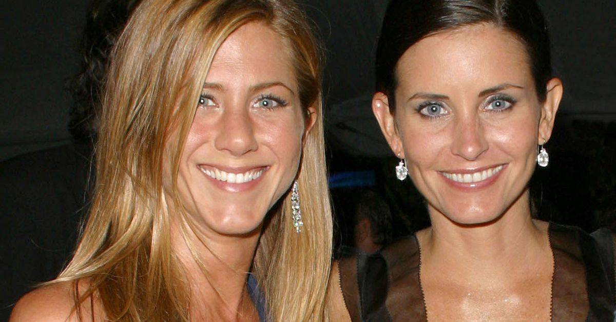 Jennifer Aniston and Courteney Cox, HBO Emmy After Party
