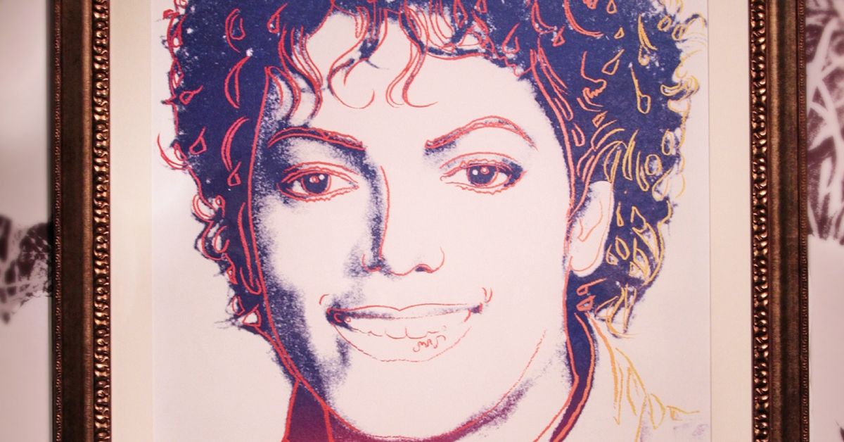 Michael Jackson Andy Warhol painting 