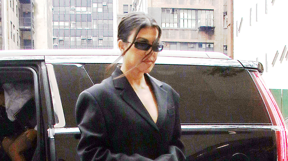 Kourtney Kardashian Mocked For Sloppy Outfit In Australia As Fans Question Her Son’s Bruised Eye