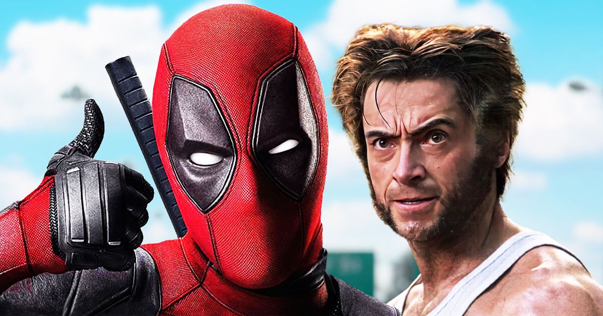 Ryan Reynolds as Deadpool and Hugh Jackman as Wolverine