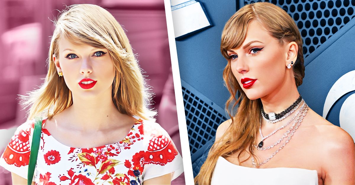 Taylor Swift young and old
